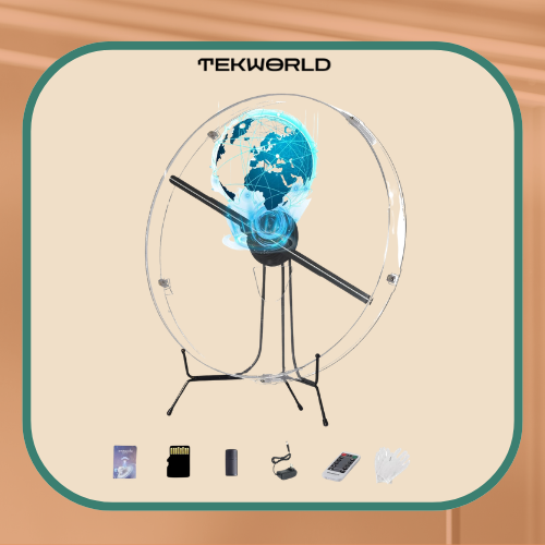 3D Hologram Fan with Transparent Protector